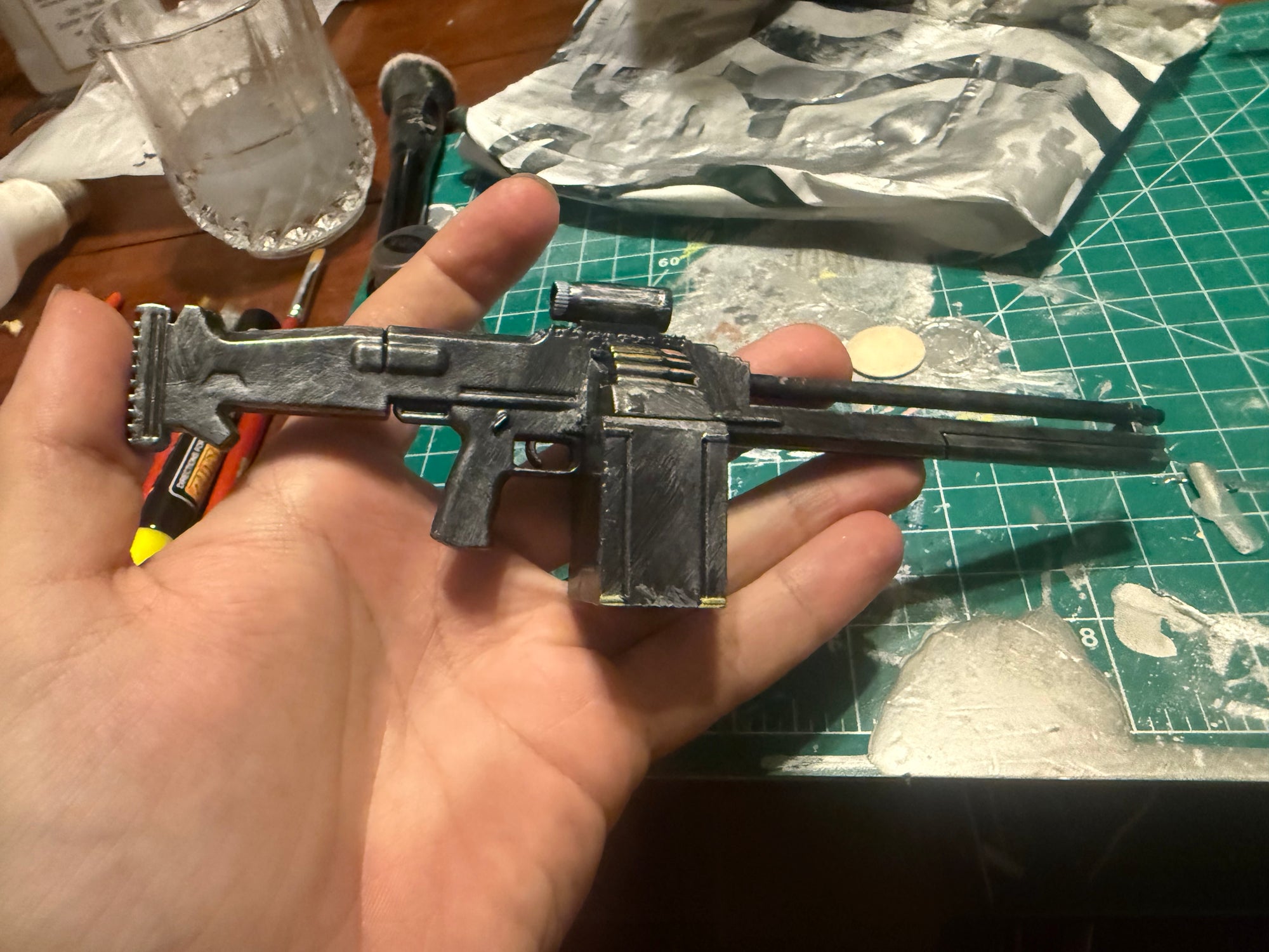 MG-43 All Metal Desk Display hand painted