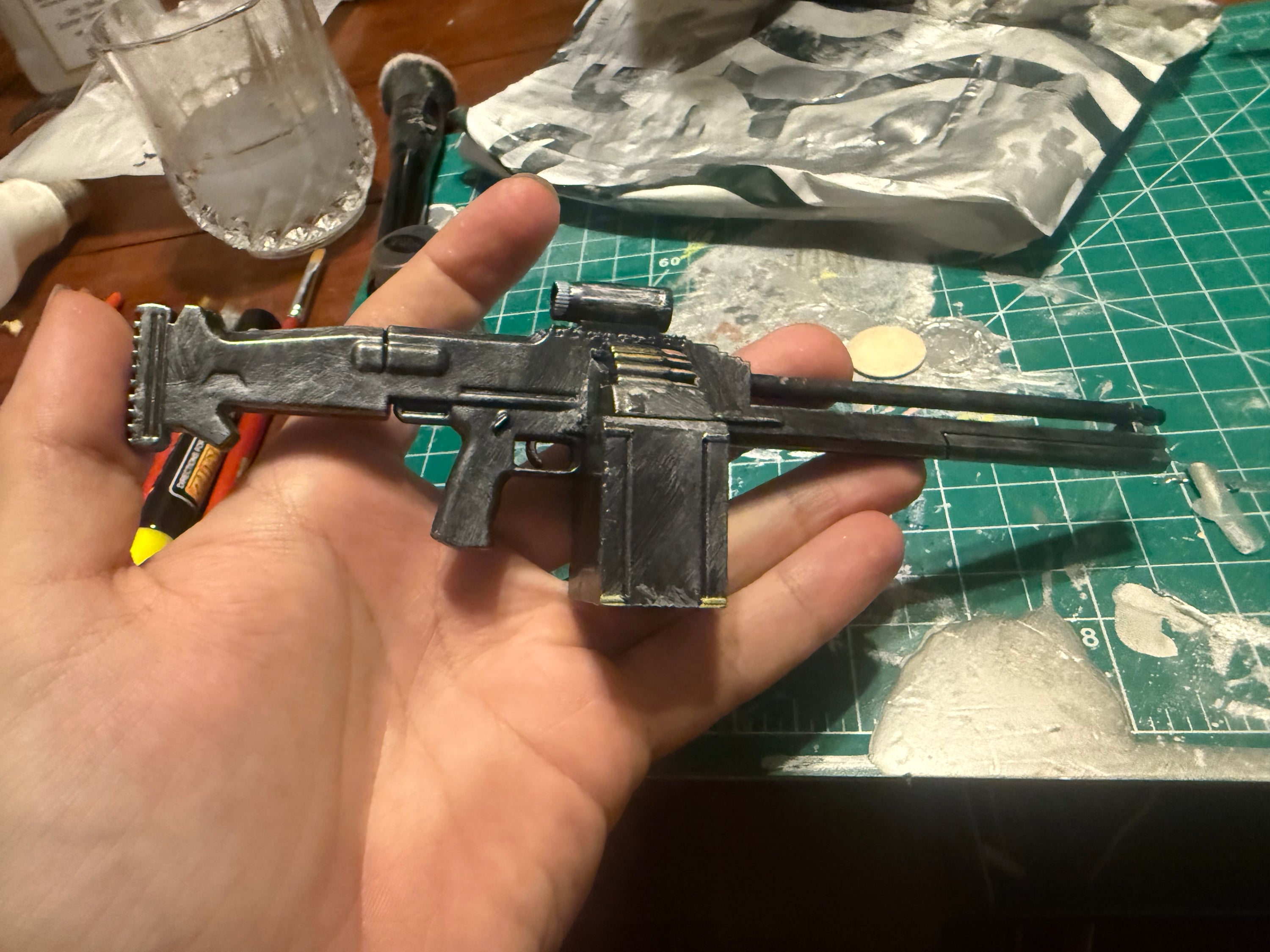 MG-43 All Metal Desk Display hand painted
