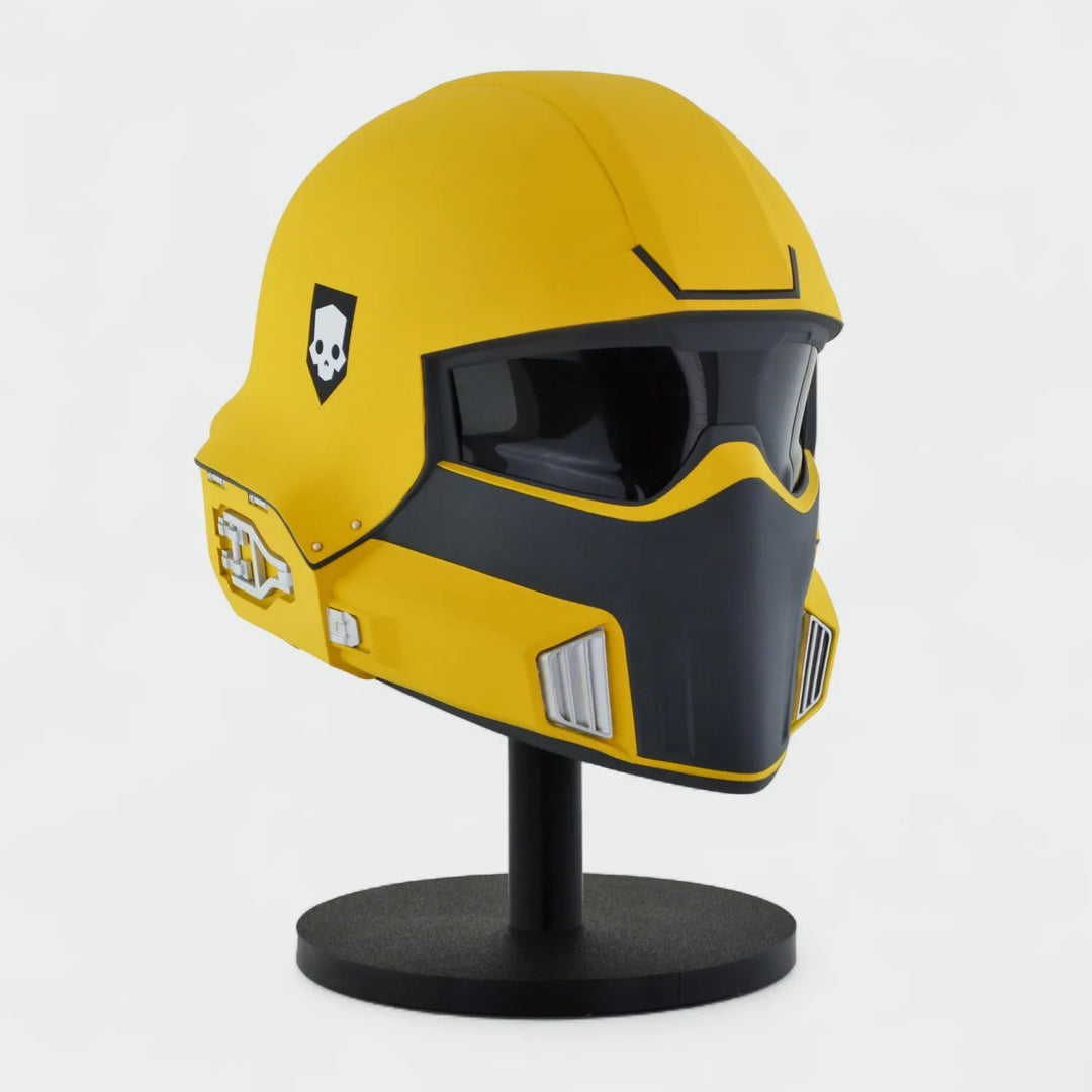 Helldivers 2 TR-40 Gold Eagle Helmet metal