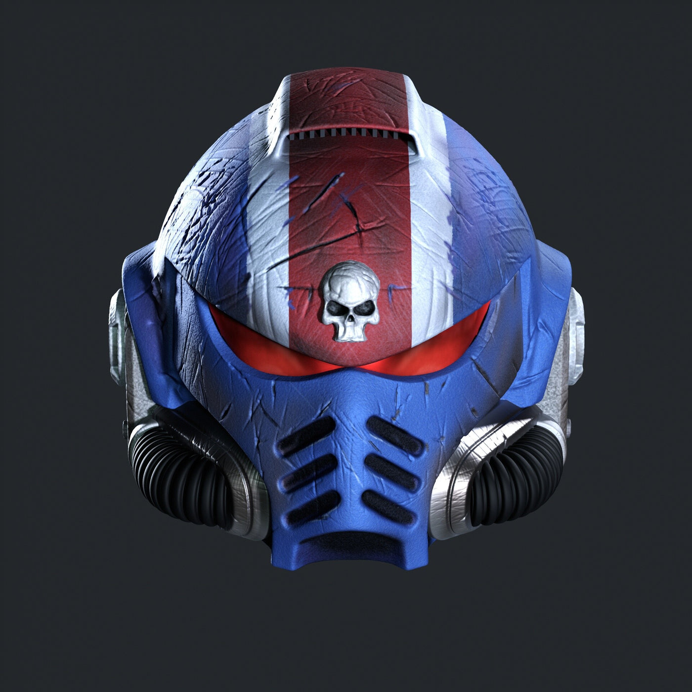 Captain Titus UltraMarine 1/4th scale Helmet Metal
