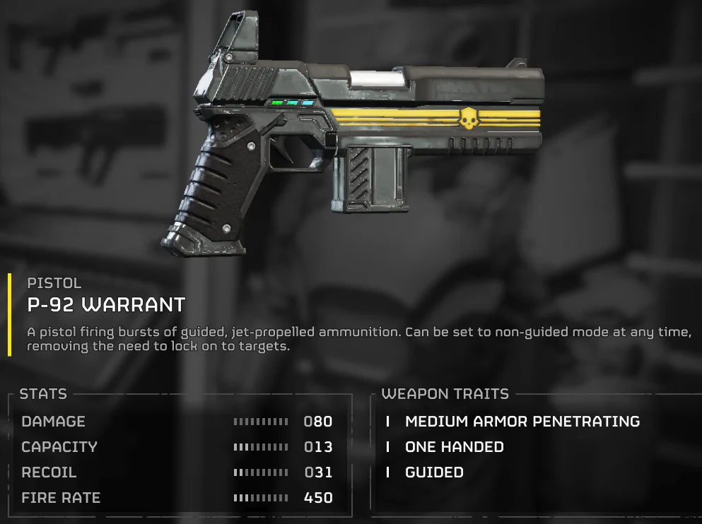 P-92 Warrant