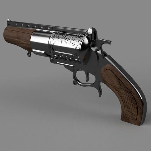 Cooper Howard's Sawed Off Revolver Fallout Series 8 Inch Display